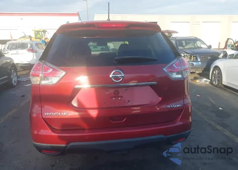 2015 Nissan Rogue Sv из США, поврежденный, VIN KNMAT2MV8FP574519